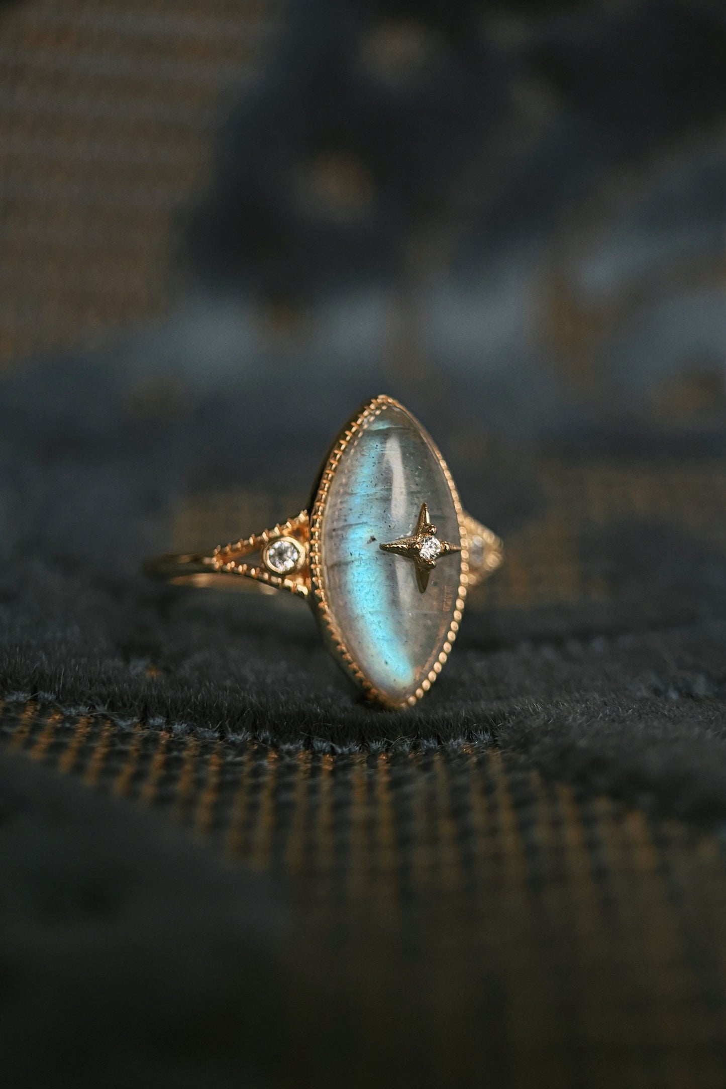 Aurora Labradorite Ring