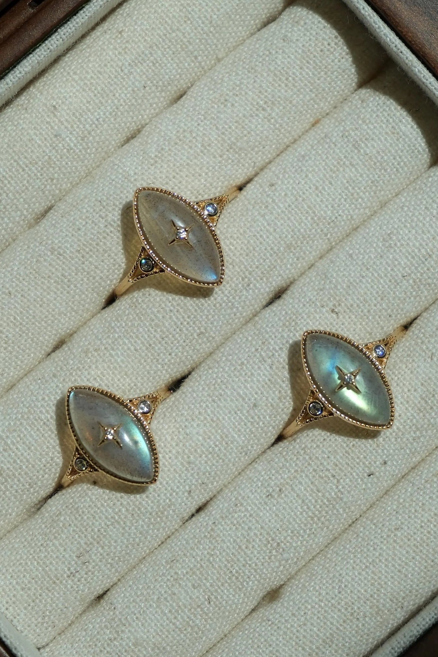 Aurora Labradorite Ring