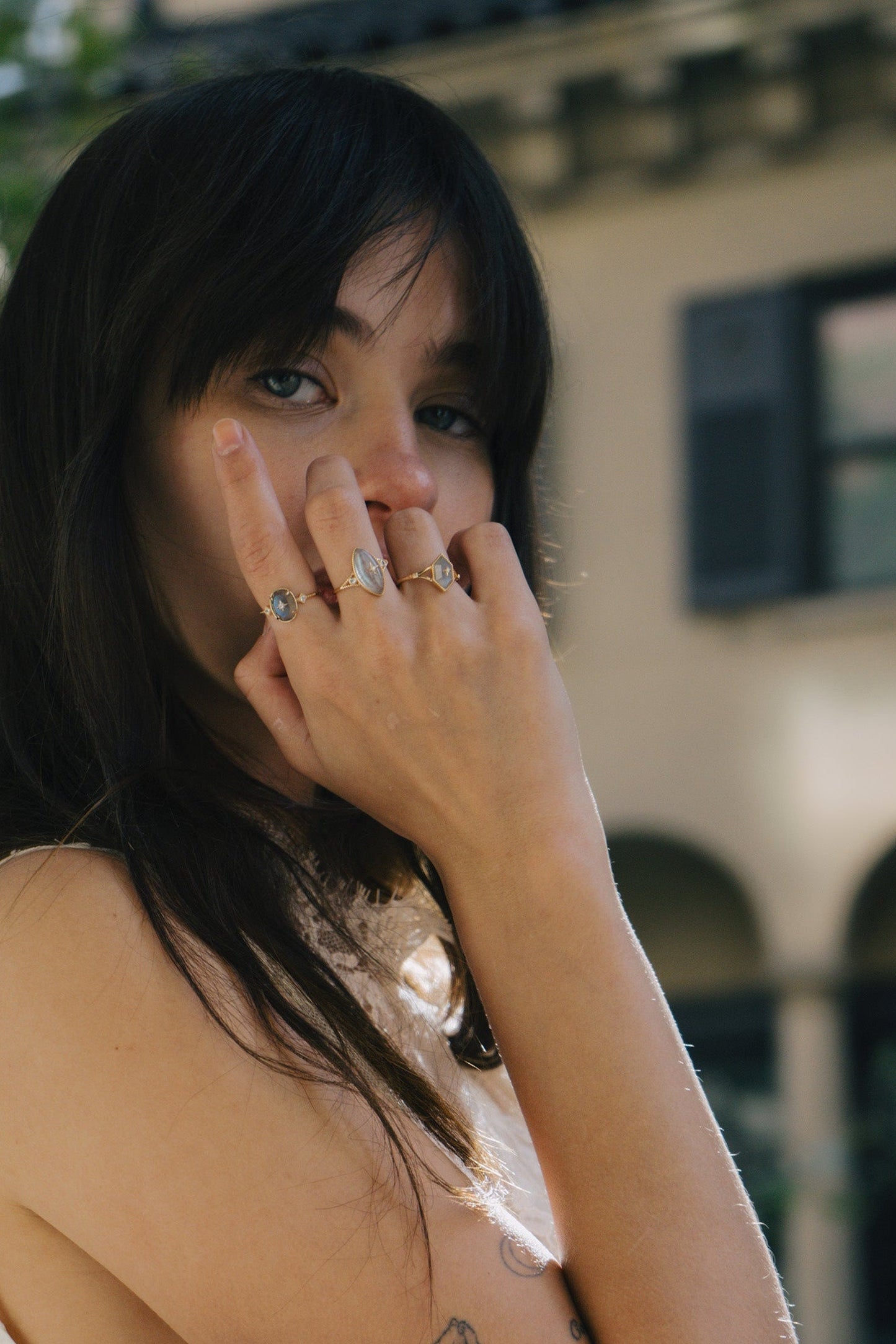 Aurora Labradorite Ring
