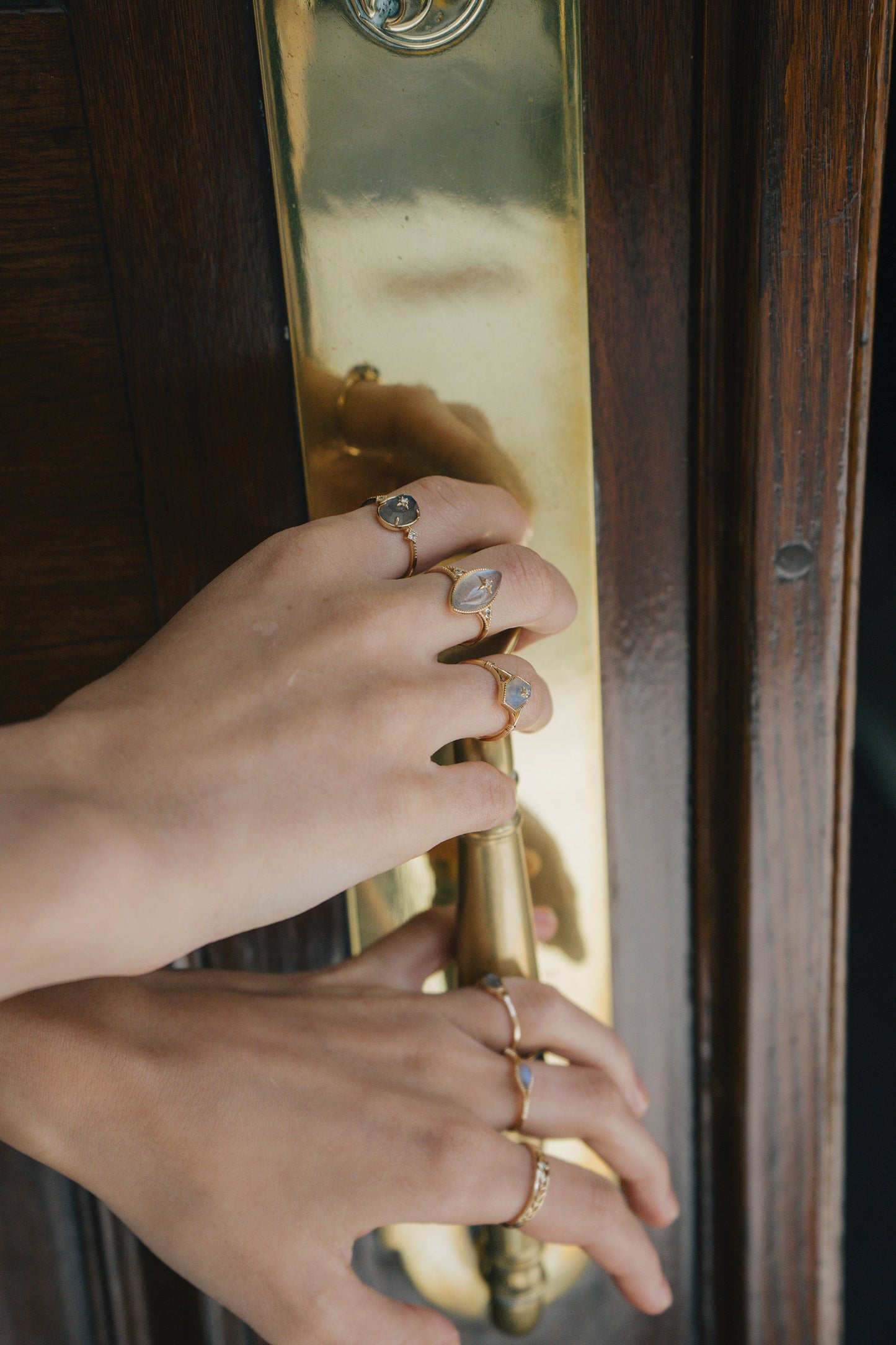 Aurora Labradorite Ring