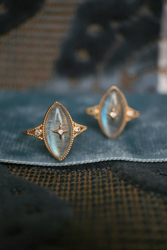 Aurora Labradorite Ring
