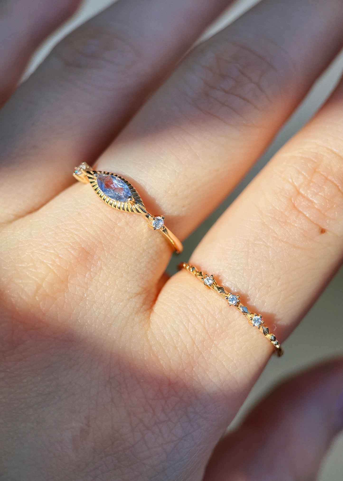 Devil's Eye Iolite Ring