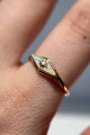 Opal Rhombus Signet Ring
