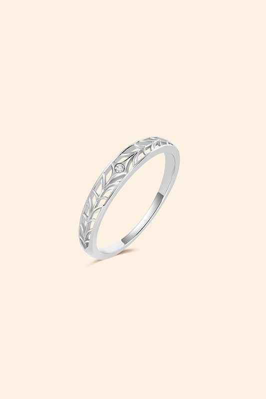 Starburst Eternity Silver Band