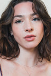 Starlight Silver Huggie Hoops