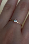 Lumi Moonstone Solitaire Ring